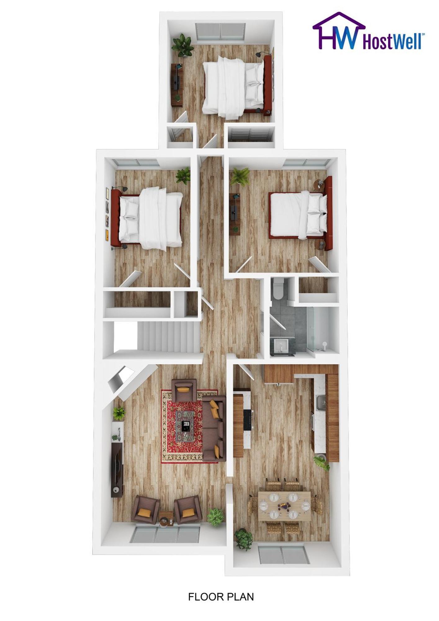 Gorgeous 4br2ba Near Ocean Holiday home